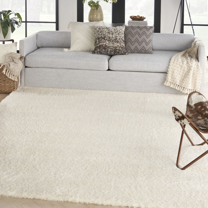 8' X 10' Shag Area Rug - Ivory