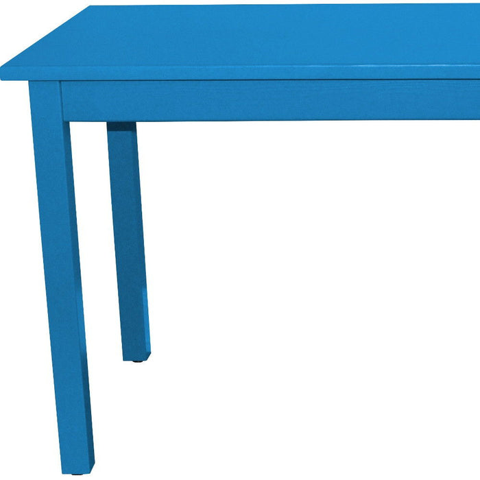 48" Solid Wood Dining Table - Caribbean Blue