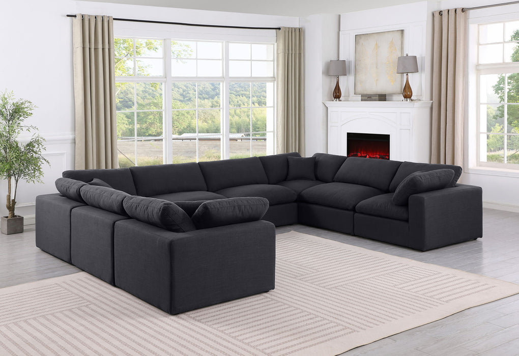 Comfy - 8 Piece Linen Modular Sectional