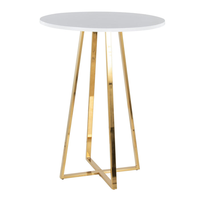 Cosmo - Counter Table - Gold Metal