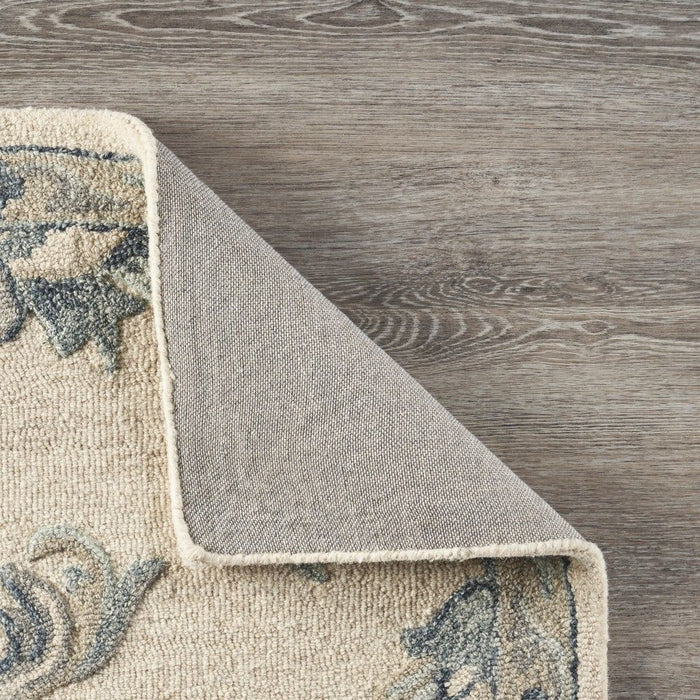 7' x 9' Wool Hand Tufted Area Rug - Light Blue