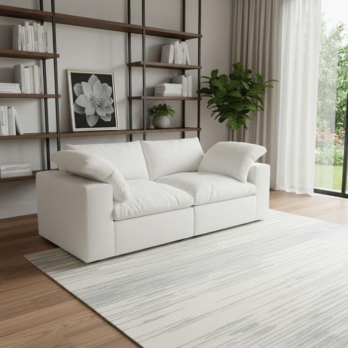 80" Blend Modular Sofa - White