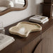 Marble tray by Meridian Furniture with a sleek, polished surface and elegant design, ideal for serving or decorative use.