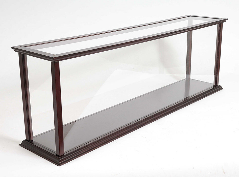 39" Glass Standard Display Stand - Dark Brown