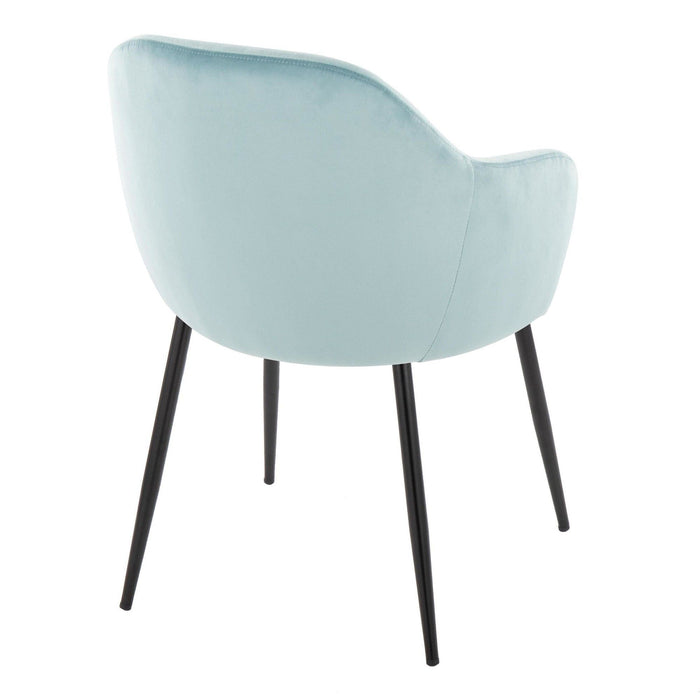 Buena - Dining Chair (Set of 2) - Black Metal Legs