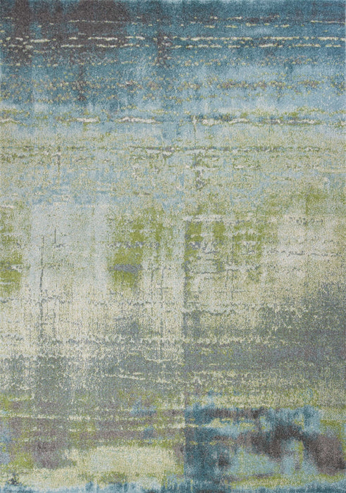 9' x 13' Polypropylene Area Rug - Blue Or Green