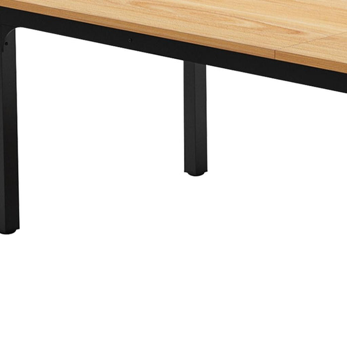 Solid Wood Dining Table - Brown