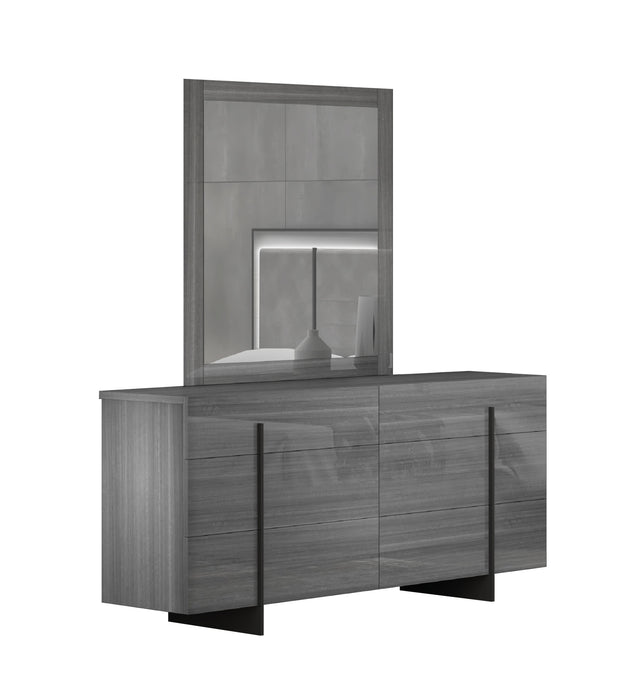 J & M Furniture Blade Premium Dresser in Moon Grey