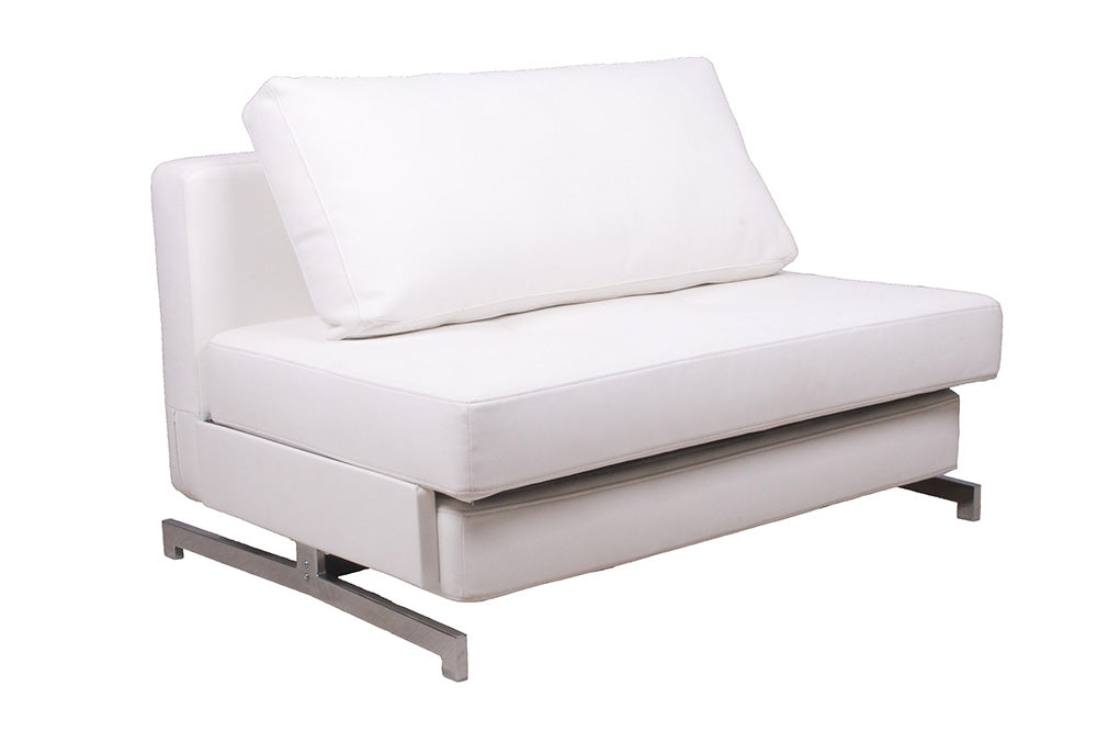 J & M Furniture Premium Sofa Bed K43-1 in White