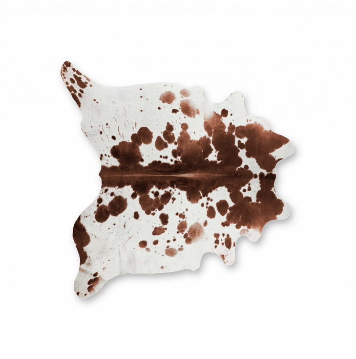 72" x 84" Cowhide - Rug - Brown White