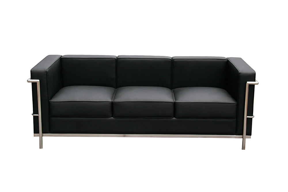 J & M Furniture Cour Italian Leather Sofa