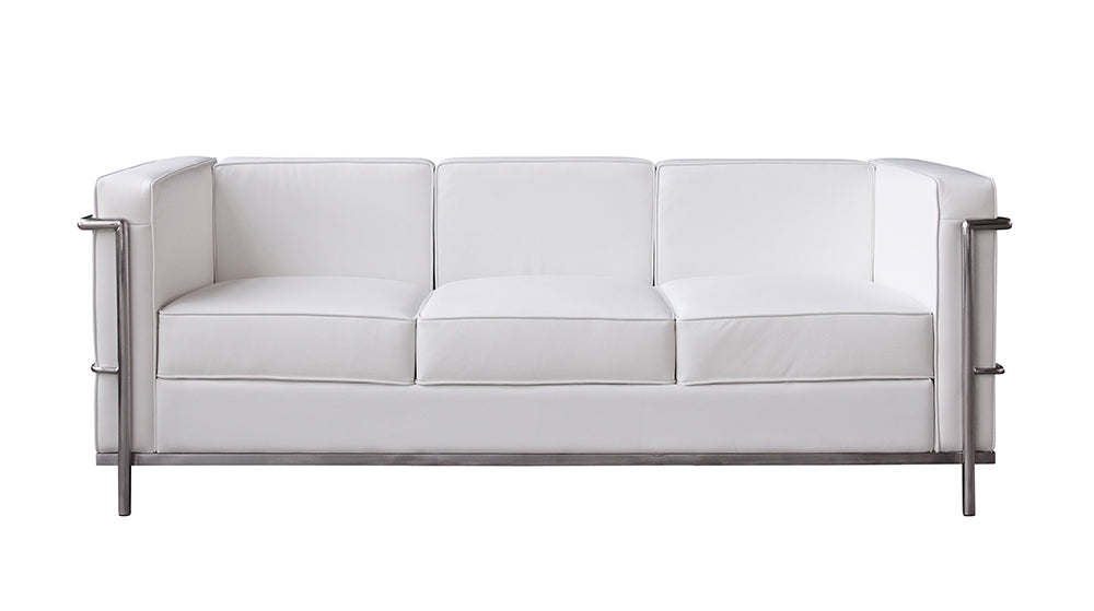 J & M Furniture Cour Italian Leather Sofa