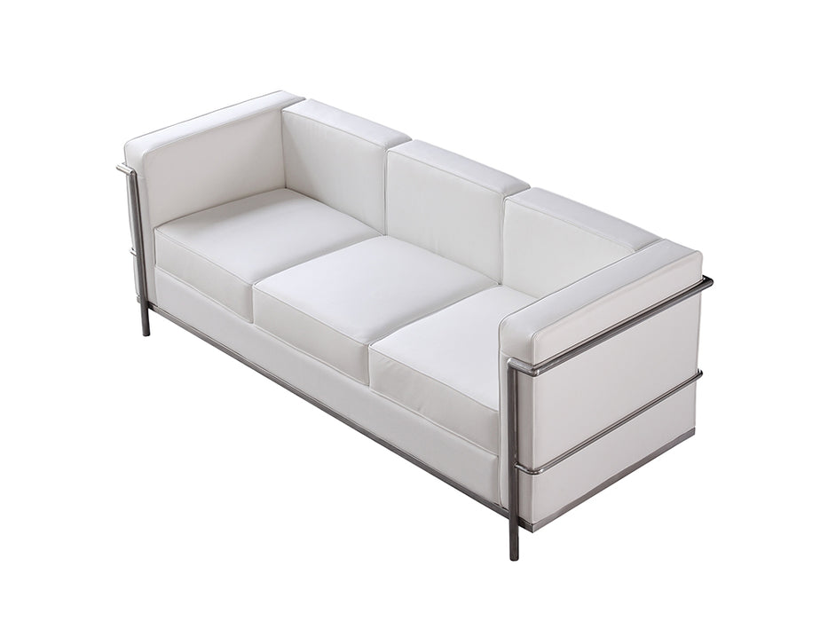 J & M Furniture Cour Italian Leather Sofa