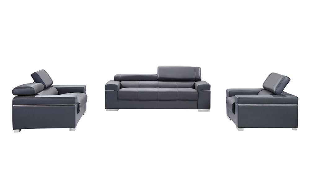 J & M Furniture Soho Sofa in Grey