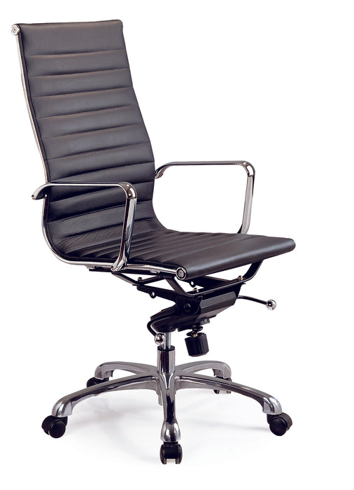 J & M Furniture Comfy High Back Black Office Chair