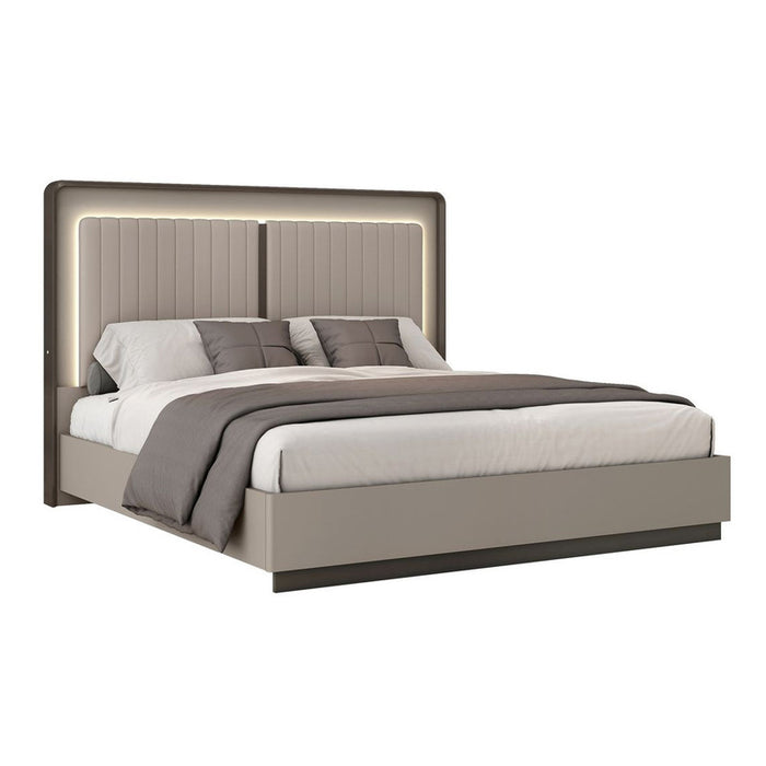 J & M Furniture Velisse Queen Bed - Brown
