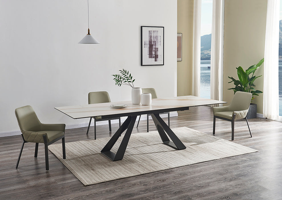 J & M Furniture MC Swan Extension Table
