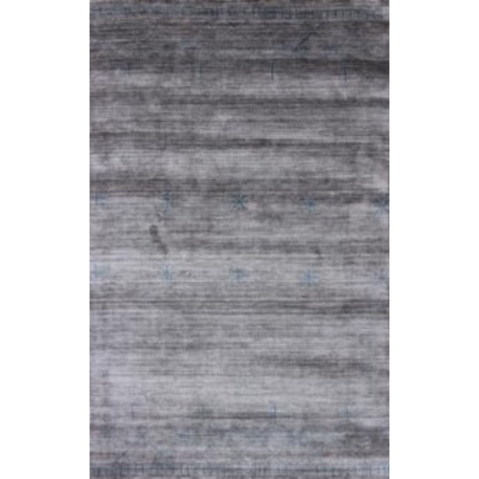 8' x 11' Ombre Hand Loomed Area Rug - Silver And Blue