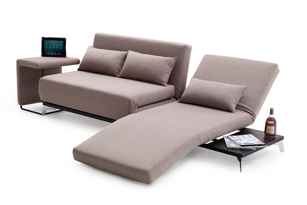 J & M Furniture Premium Sofa Bed JH033 in Beige