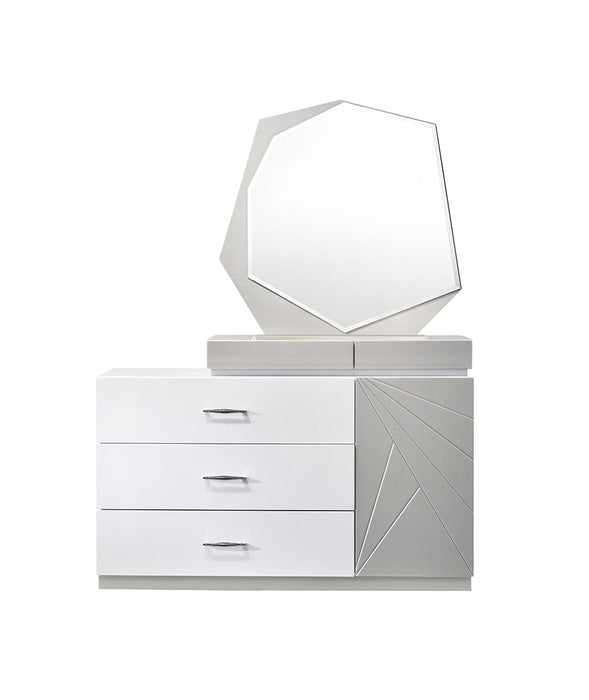 J & M Furniture Florence Dresser & Mirror