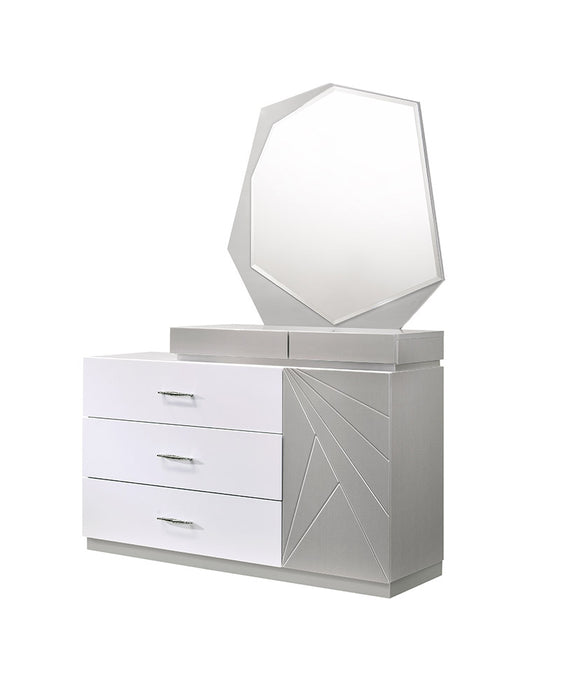 J & M Furniture Florence Dresser & Mirror