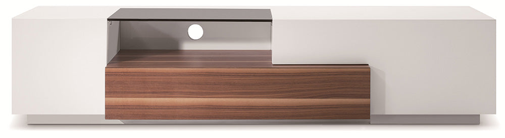 J & M Furniture TV Stand 015 in White