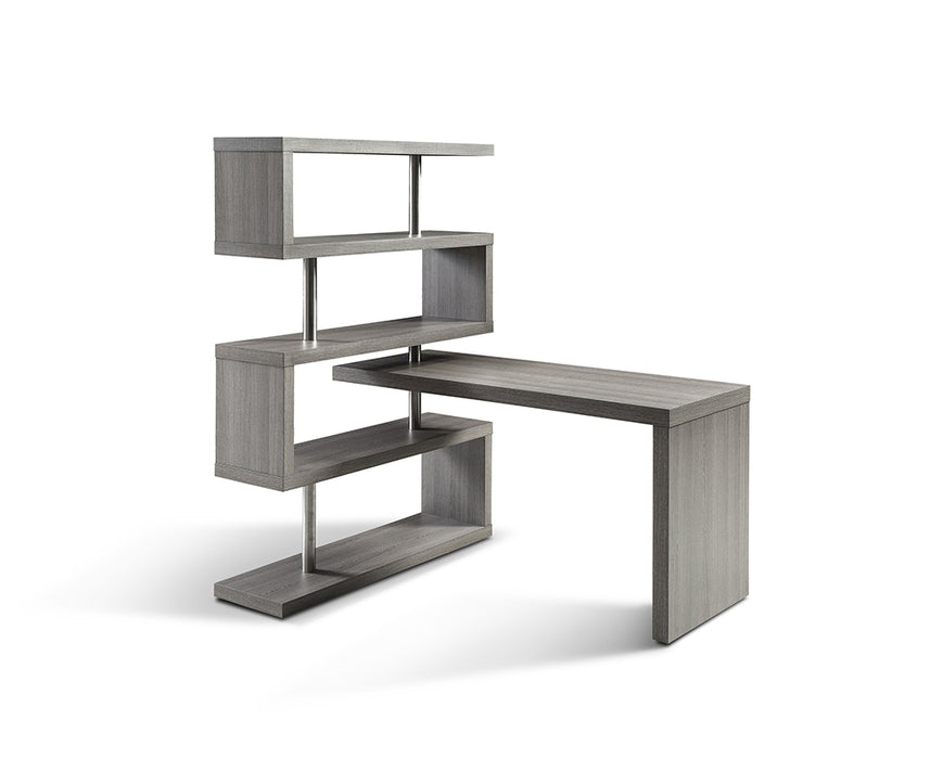 J & M Furniture LP KD002 Office Desk in Grey