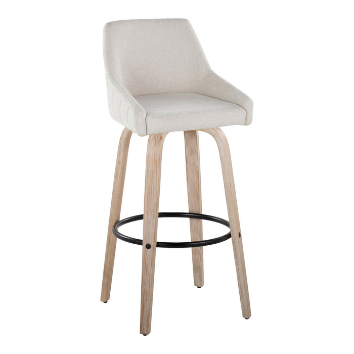 Hannah - 30" Fixed-Height Barstool With Swivel (Set of 2)