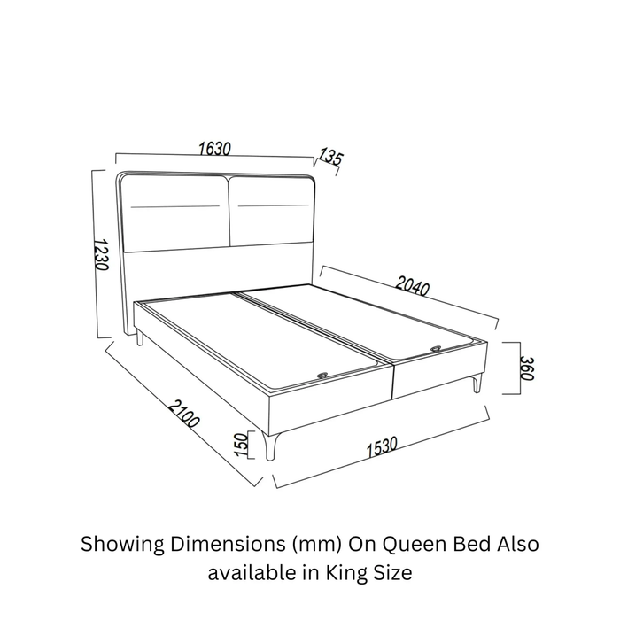 Bellona Mirante Luxe Cream Storage Bedroom Set – Queen & King Size