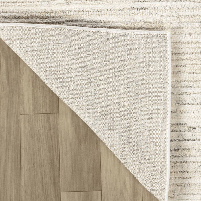 9' X 12' Abstract Area Rug (619353) - Cream / Beige
