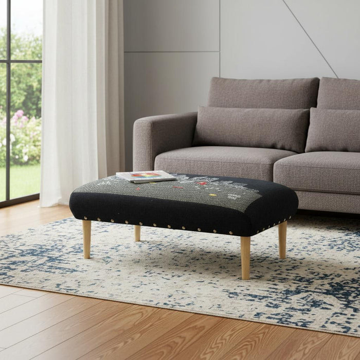 Ottoman Wool - Gray / Brown