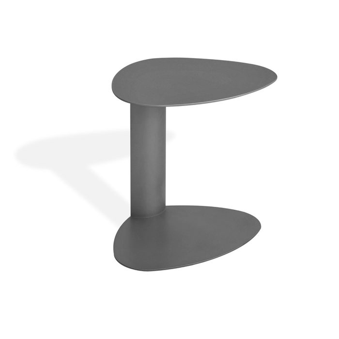 J & M Furniture LP Omega End Table Space Grey