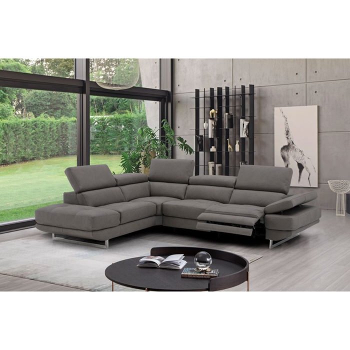 J & M Furniture Annalaise LHF Chaise Truffle
