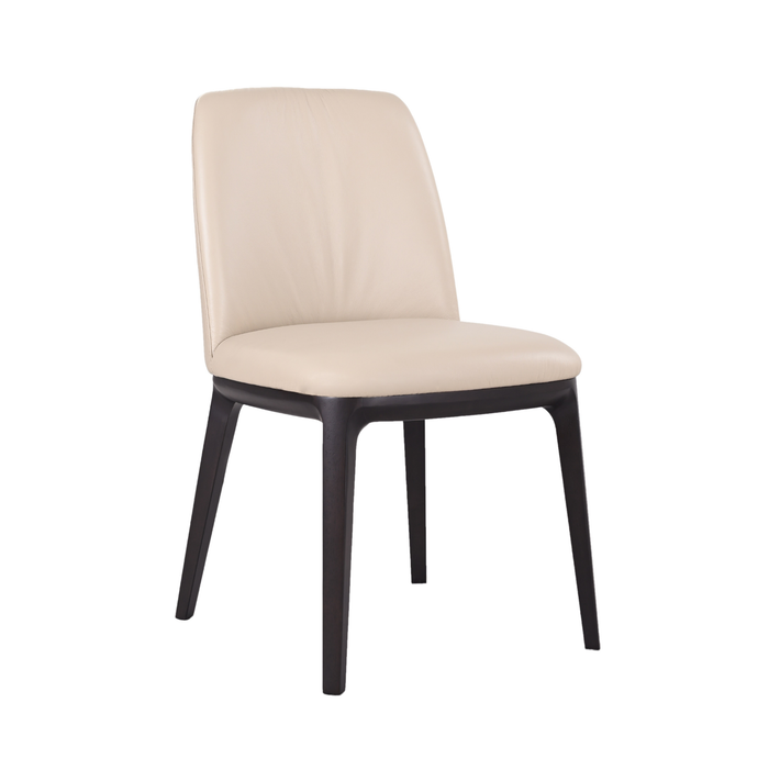 J & M Furniture Osaka Leather Chair in Light Mocha 301