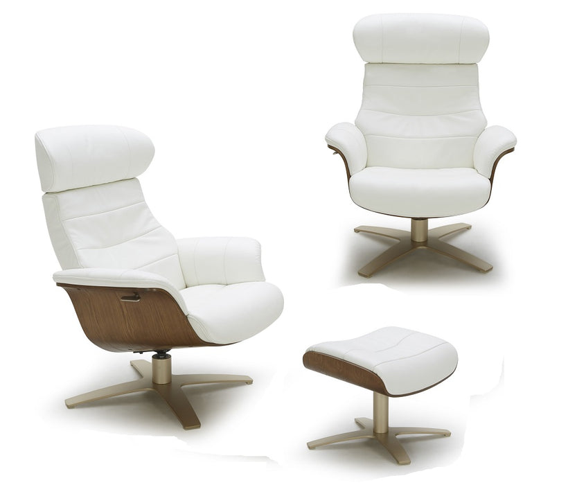 J & M Furniture Karma Chair in White