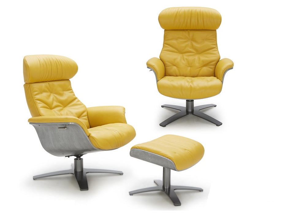 J & M Furniture Karma Chair in Mustard