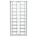 Montara tempered glass wine storage LED curio cabinet with chrome accents, showcasing elegant furniture design by CoasterEveryday.