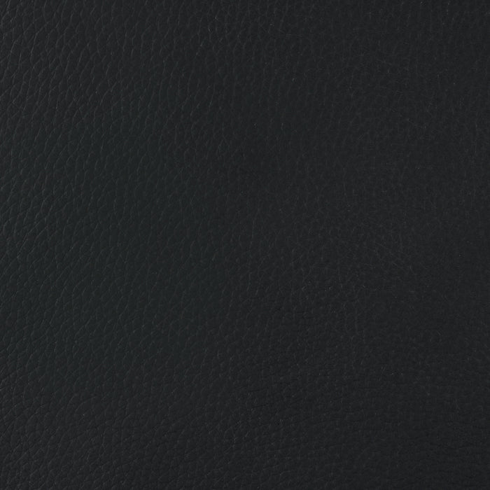 CoasterEveryday Vardon black genuine leather bar stools, set of 2, with padded seats and metal legs