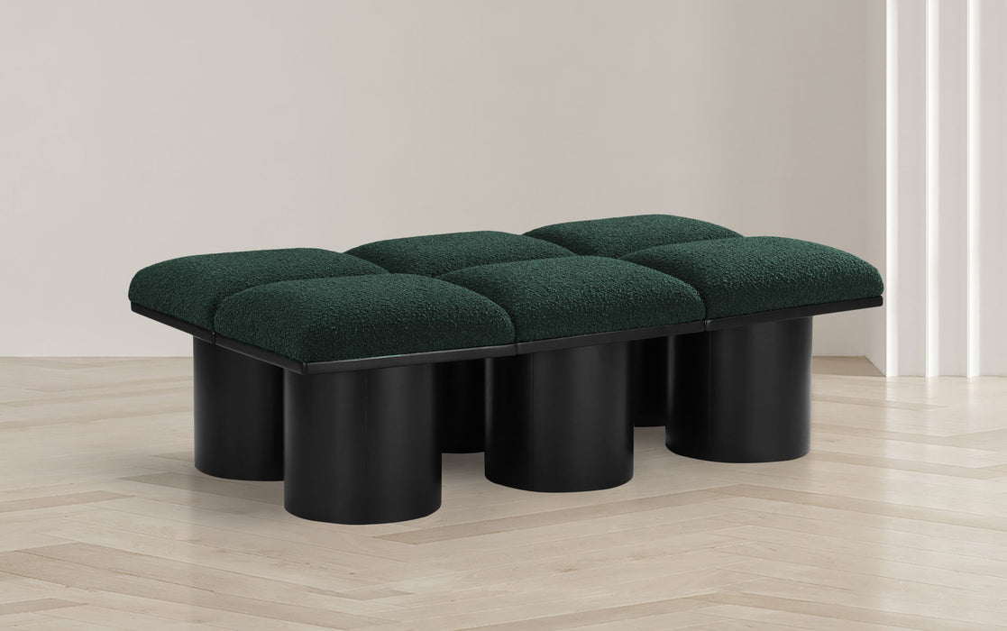 Pavilion - 6 Piece Modular Bench With Black Base
