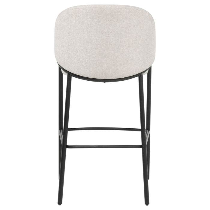 Chadwick Fabric Upholstered Bar Chair Beige (Set of 2)