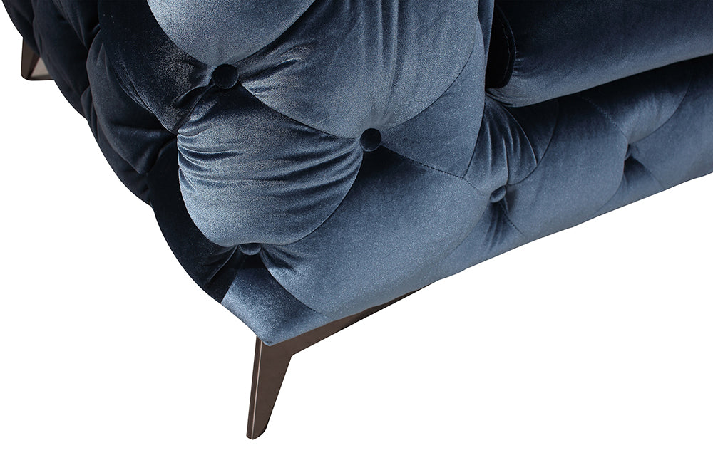 J & M Furniture Glitz Chair in Blue