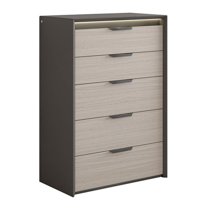 J & M Furniture Muse Chest  - Grey