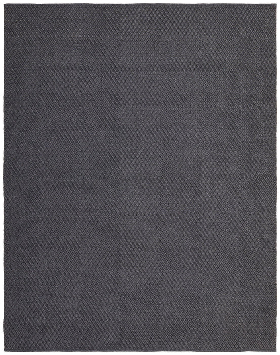 5' x 8' Hand Woven Polypropylene Area Rug - Gray