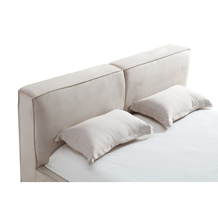J & M Furniture Serene King Bed - Natural