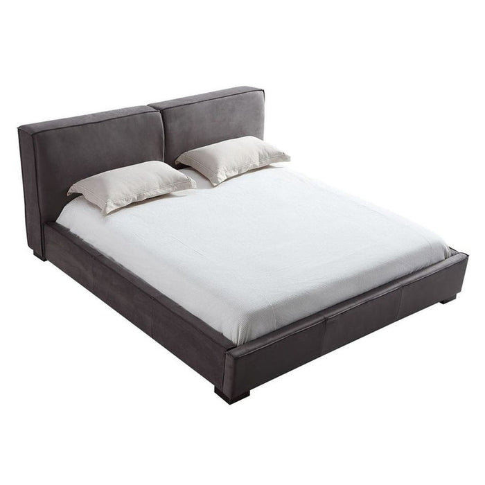 J & M Furniture Serene King Bed - Grey