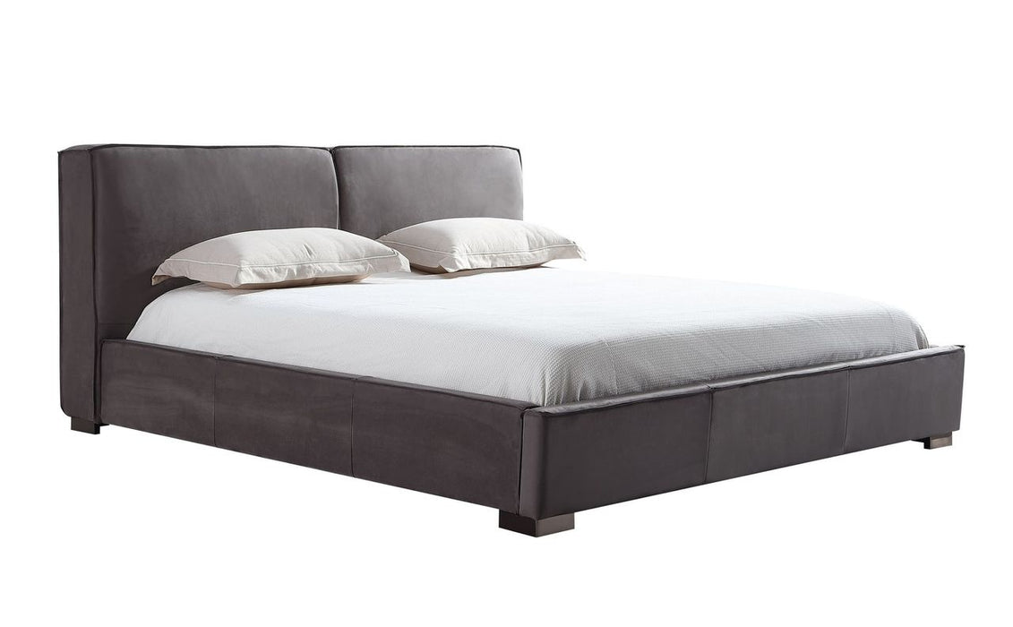 J & M Furniture Serene King Bed - Grey