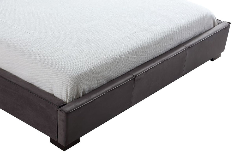 J & M Furniture Serene King Bed - Grey