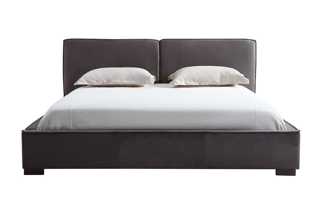 J & M Furniture Serene King Bed - Grey