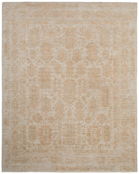 8' X 10' Oriental Hand Woven Area Rug (722272) - Blue / Ivory