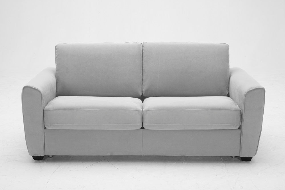 J & M Furniture Matisse Queen Bed in Silver Grey